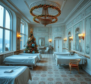 Новый год в санаториях Ялты: тепло моря, забота о здоровье и праздничная атмосфера