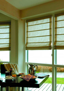 Что представляют собой римские шторы?