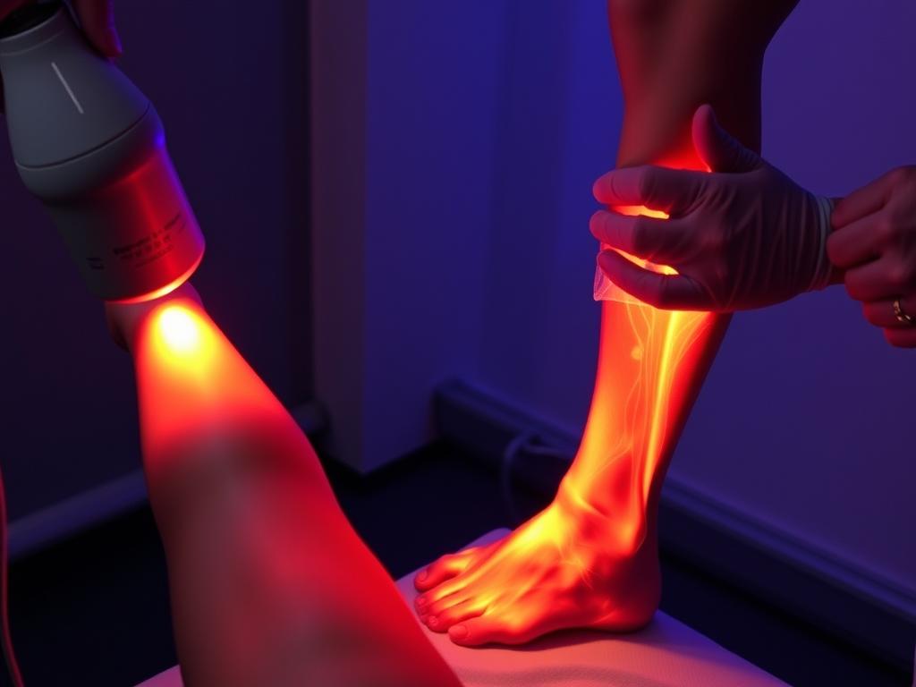 Laser treatment of varicose veins in the legsфото